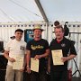 Sieger im Bierfasslrollen