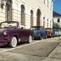 Parken im Hof des fürstlichen Schloßes von Thurn und Taxis zu Regensburg!