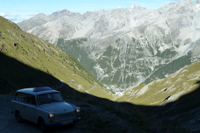 Auf dem Weg zum Stilfser Joch 2.760 Meter